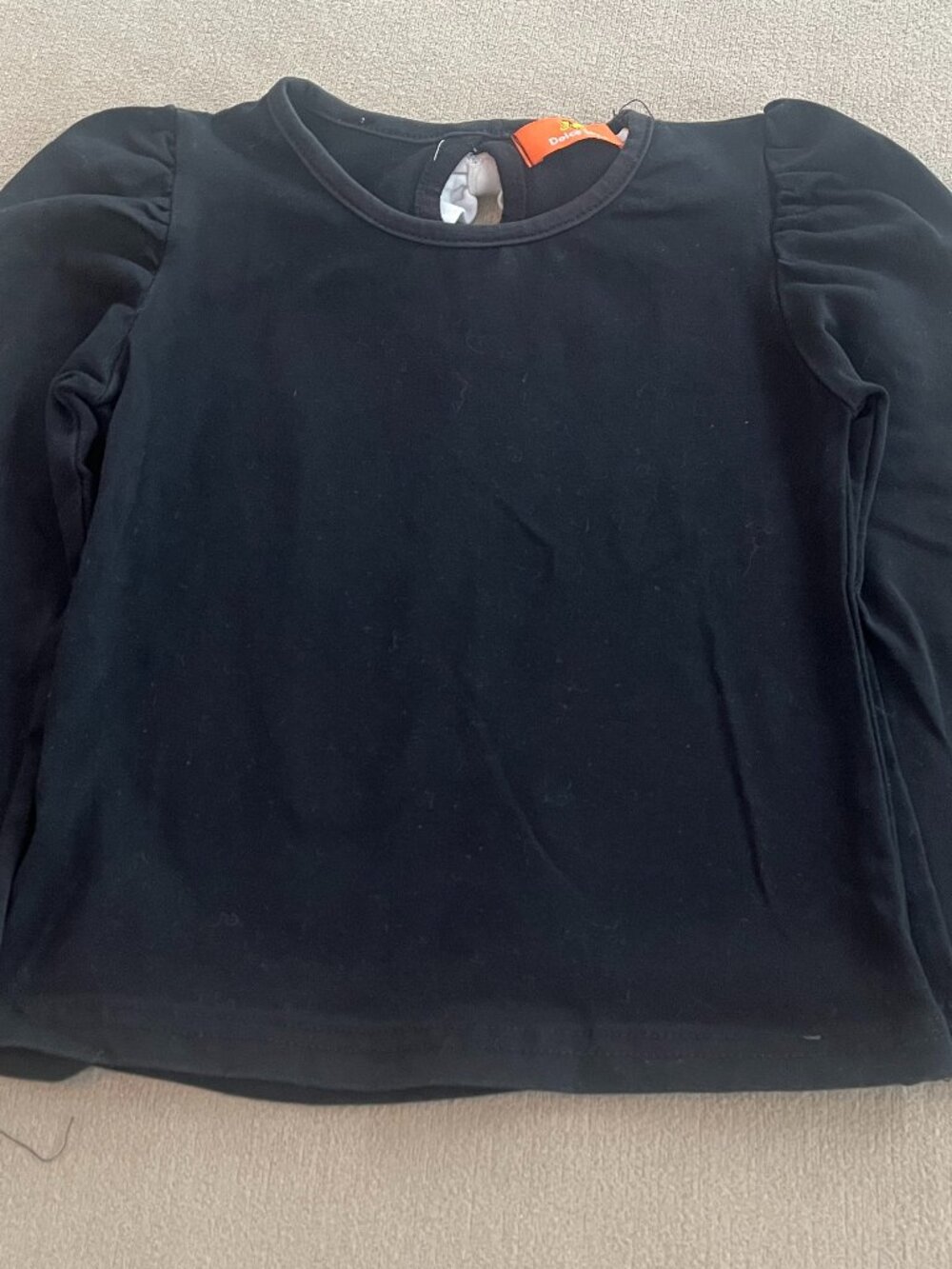 Dolce Liya Girls Black Top/Sweater Long Sleeves Size 3 Years